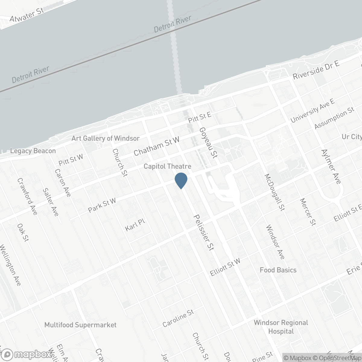 150 Park Unit# 2315, Windsor, Ontario N9A 7A2